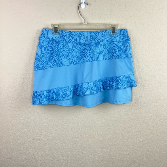 Eleven by Venus Williams blue snake print tennis skirt Size large - Picture 5 of 8